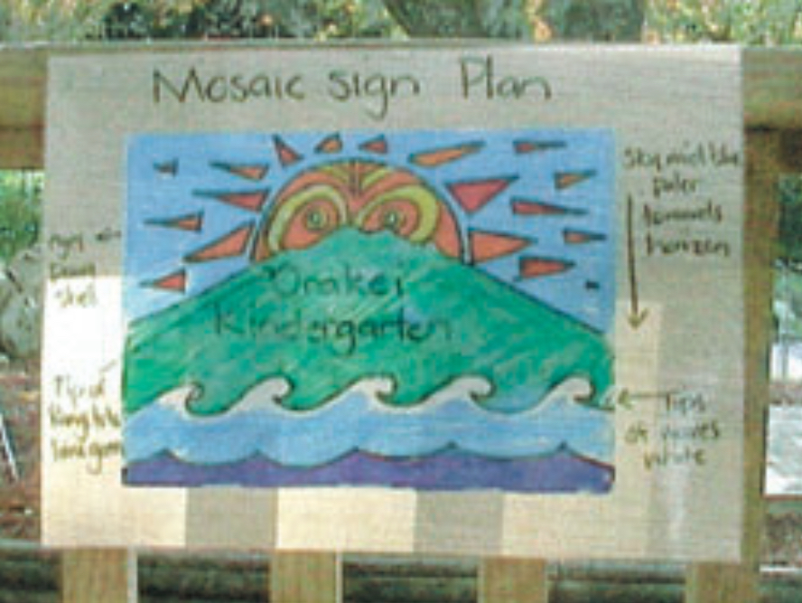 Mosaic sign plan