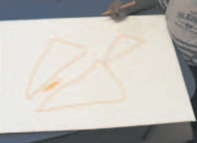 Child's drawing of kite